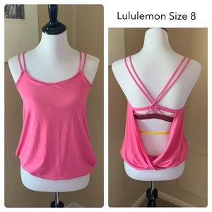 lululemon Tank w/ Bra | Pink | EUC 8